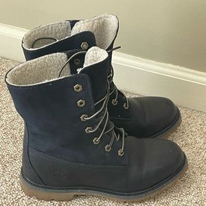 Navy Blue Timberland Boots